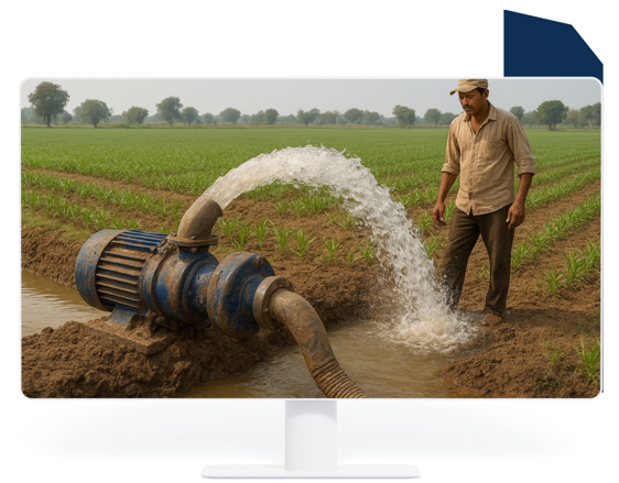 Surface Pump for Canal Water Irrigation